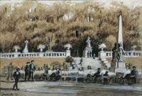 Jardin du Luxembourg, Paris. 6 x 8-1/2
